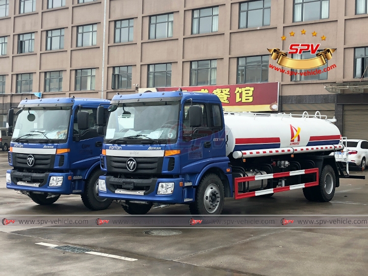 Water Tank Lorry FOTON - 10,000 litres - LF